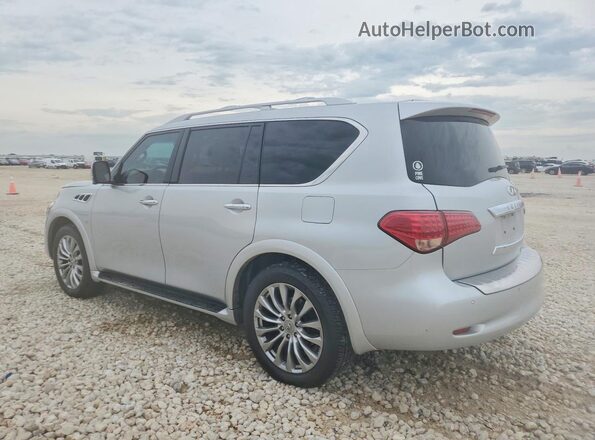 JN8AZ2NE5G9122809 2016 INFINITI QX80 Silver Հետևի ձախ