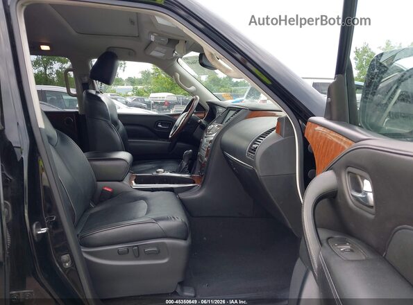 JN8AZ2NE6K9236181 2019 INFINITI QX80 Black Front interior view