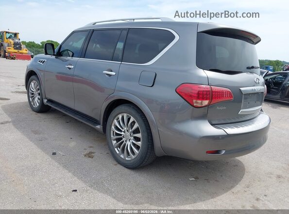 JN8AZ2NEXH9155404 2017 INFINITI QX80 Gray უკანა მარცხენა