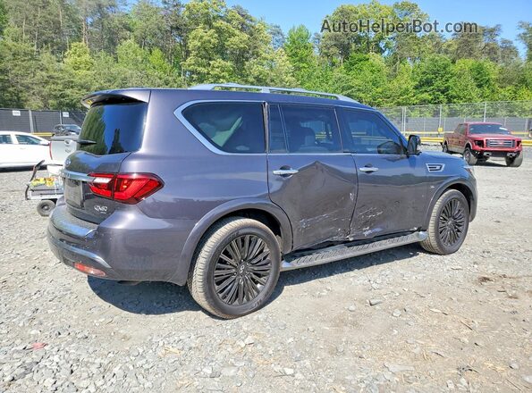 JN8AZ2NEXK9237575 2019 INFINITI QX80 Серый Задняя правая четверть