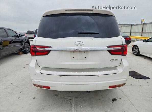 JN8AZ2NF0L9700527 2020 INFINITI QX80 White Вид ззаду