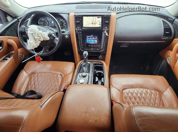 JN8AZ2NF0L9700527 2020 INFINITI QX80 White Вид панелі приладів