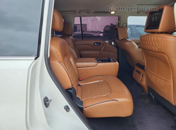 JN8AZ2NF0L9700527 2020 INFINITI QX80 White Вид задньої частини салону