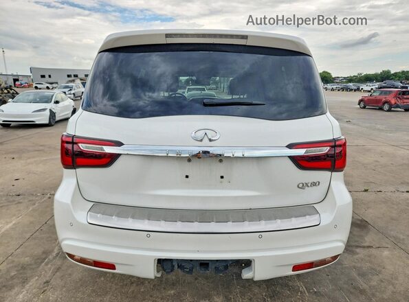 JN8AZ2NF0L9701225 2020 INFINITI QX80 White Rear view