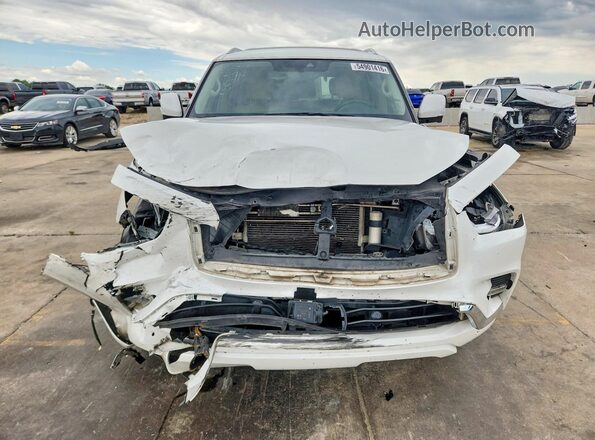 JN8AZ2NF0L9701225 2020 INFINITI QX80 White Front view