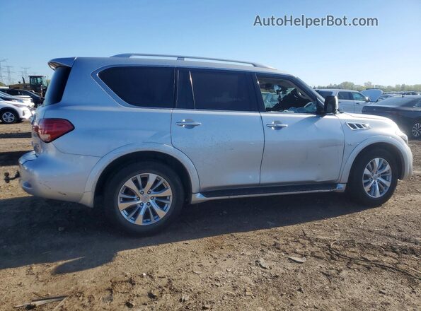 JN8AZ2NF2H9644694 2017 INFINITI QX80 Silver უკანა მარჯვენა