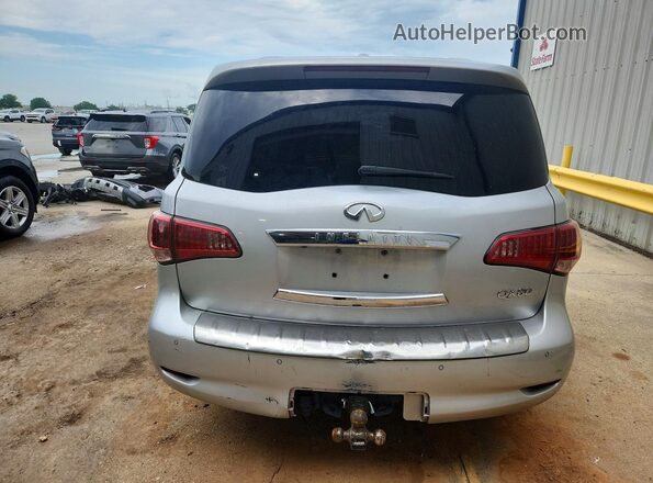 JN8AZ2NF2H9646980 2017 INFINITI QX80 Серебряный Вид сзади