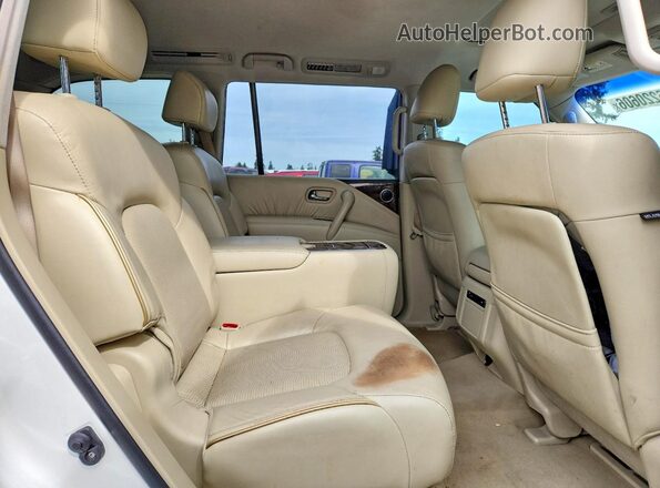 JN8AZ2NF3G9614022 2016 INFINITI QX80 White უკანა სალონის ხედი
