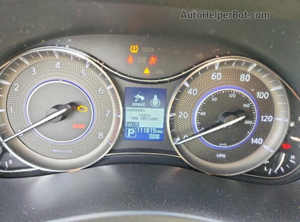 JN8AZ2NF3G9614022 2016 INFINITI QX80 White ხელსაწყოთა პანელის ხედი
