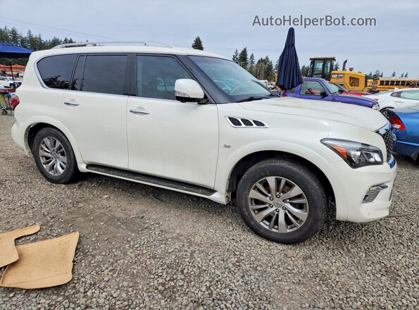 JN8AZ2NF3G9614022 2016 INFINITI QX80 White წინა მარჯვენა
