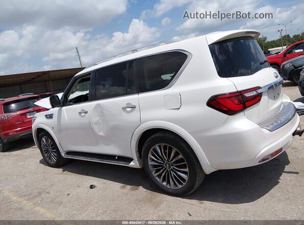 JN8AZ2NF3K9687531 2019 INFINITI QX80 White უკანა სალონის ხედი