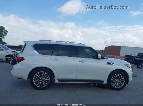 JN8AZ2NF3L9701123 2020 INFINITI QX80 White Vista interior trasera