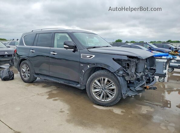 JN8AZ2NF3L9704653 2020 INFINITI QX80 Черный Передняя правая четверть