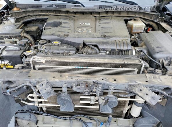 JN8AZ2NF3L9704653 2020 INFINITI QX80 Черный Вид подкапотного пространства