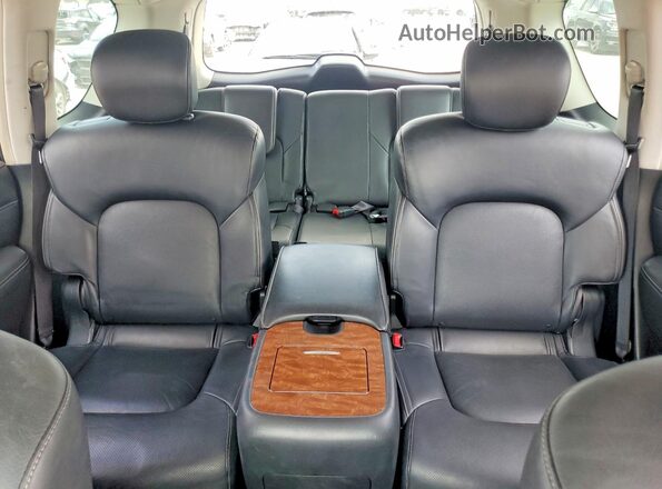 JN8AZ2NF4J9660840 2018 INFINITI QX80 Black Vista de los asientos traseros