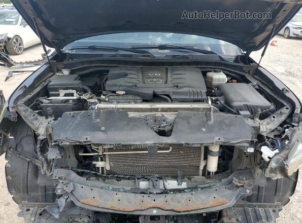 JN8AZ2NF4J9660840 2018 INFINITI QX80 Black Vista del compartimento del motor
