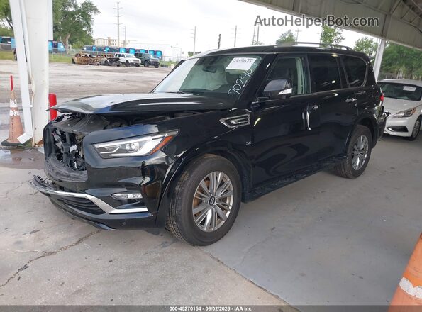 JN8AZ2NF4L9702409 2020 INFINITI QX80 Black Przód lewy