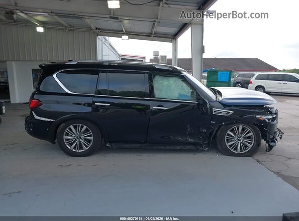JN8AZ2NF4L9702409 2020 INFINITI QX80 Black Widok wnętrza z tyłu