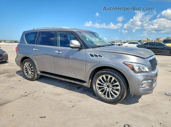 JN8AZ2NF5H9645127 2017 INFINITI QX80 Угольный Передняя правая четверть