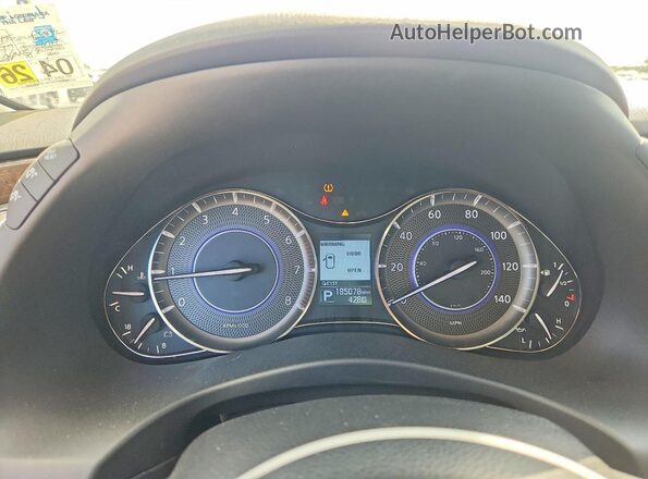 JN8AZ2NF5H9645127 2017 INFINITI QX80 Угольный Вид щитка приборов