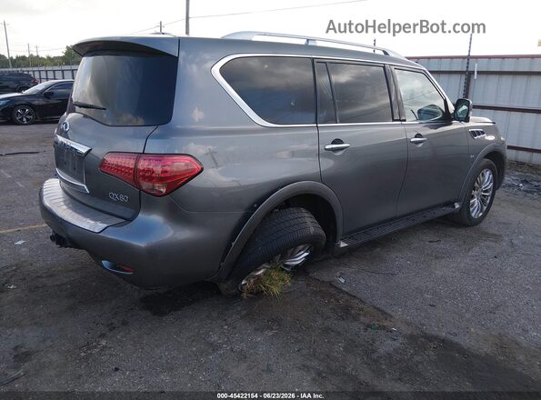 JN8AZ2NF5H9646732 2017 INFINITI QX80 Gray Задня права чверть