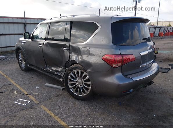 JN8AZ2NF5H9646732 2017 INFINITI QX80 Gray Задня ліва чверть