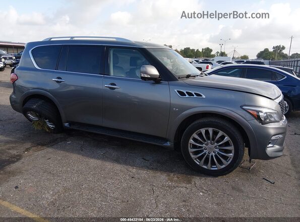 JN8AZ2NF5H9646732 2017 INFINITI QX80 Gray Вид щитка приладів