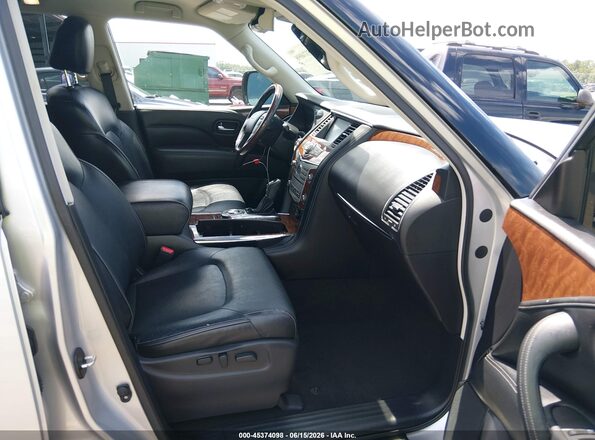 JN8AZ2NF5K9683075 2019 INFINITI QX80 Silver წინა სალონის ხედი