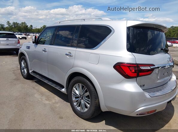 JN8AZ2NF5K9683075 2019 INFINITI QX80 Silver უკანა მარცხენა
