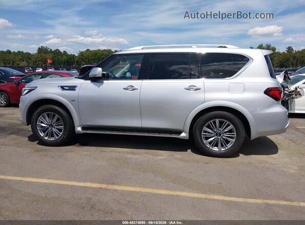 JN8AZ2NF5K9683075 2019 INFINITI QX80 Silver სალონის 360-გრადუსიანი ხედი