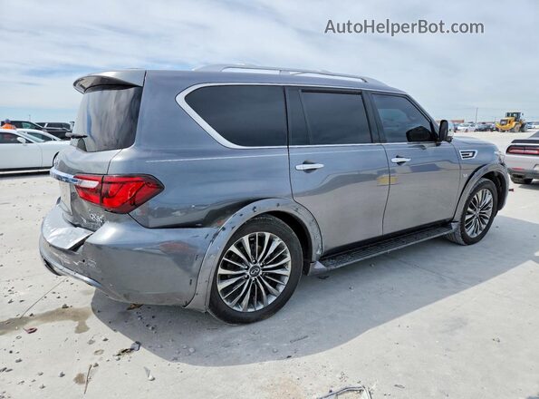 JN8AZ2NF5K9688504 2019 INFINITI QX80 Серый Задняя правая четверть