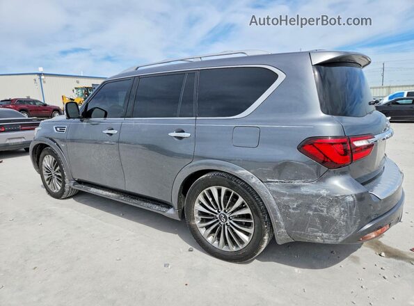 JN8AZ2NF5K9688504 2019 INFINITI QX80 Серый Задняя левая четверть
