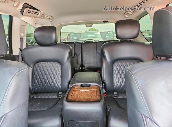 JN8AZ2NF5K9688504 2019 INFINITI QX80 Серый Вид задних сидений