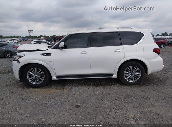 JN8AZ2NF5K9689460 2019 INFINITI QX80 White სალონის 360-გრადუსიანი ხედი
