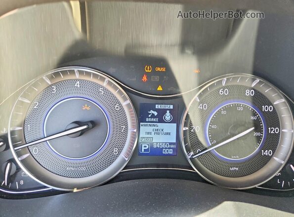 JN8AZ2NF6J9664825 2018 INFINITI QX80 White Vista del cuadro de instrumentos