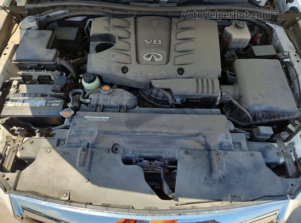 JN8AZ2NF6J9664825 2018 INFINITI QX80 White Vista del compartimento del motor
