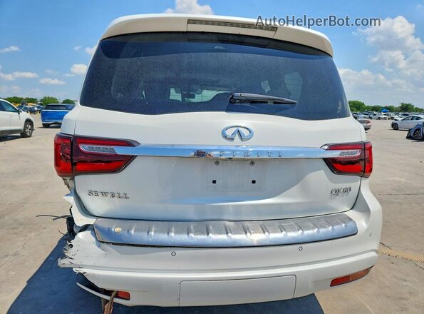 JN8AZ2NF6J9664825 2018 INFINITI QX80 White Vista trasera