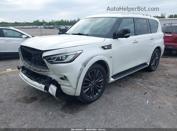 JN8AZ2NF6L9702881 2020 INFINITI QX80 Белый Передняя левая четверть