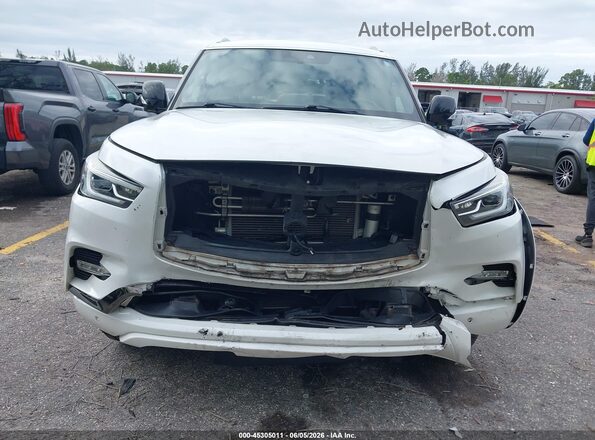 JN8AZ2NF6L9702881 2020 INFINITI QX80 Белый Вид задней части салона