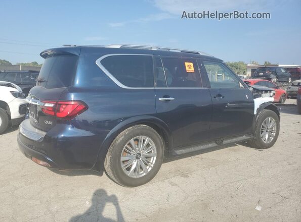 JN8AZ2NF6L9706302 2020 INFINITI QX80 Синий Задняя правая четверть