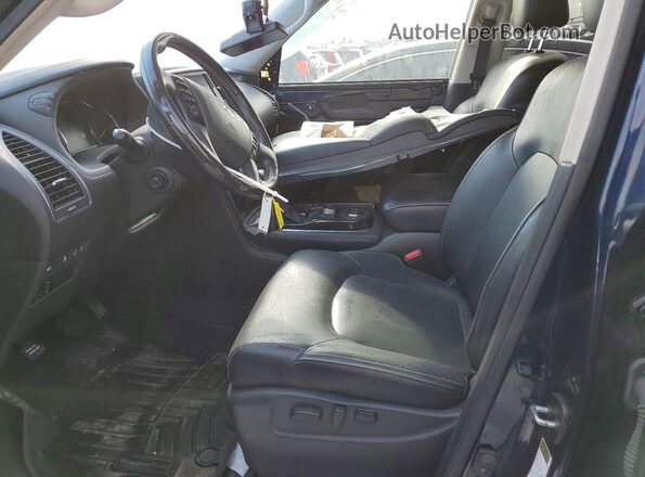 JN8AZ2NF6L9706302 2020 INFINITI QX80 Синий Вид салона спереди