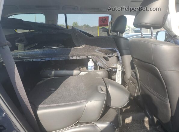JN8AZ2NF6L9706302 2020 INFINITI QX80 Синий Вид задней части салона