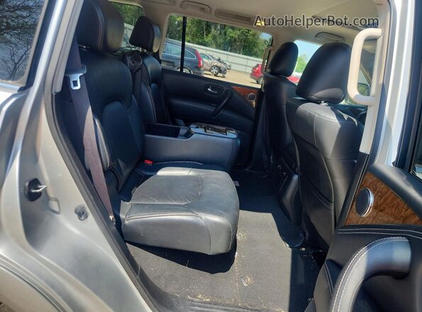 JN8AZ2NF7G9610880 2016 INFINITI QX80 Серебряный Вид задней части салона