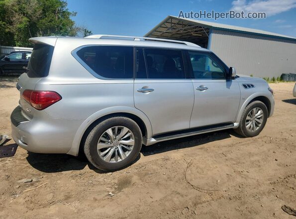 JN8AZ2NF7G9610880 2016 INFINITI QX80 Серебряный Задняя правая четверть