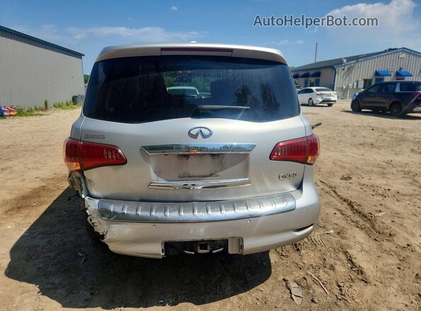 JN8AZ2NF7G9610880 2016 INFINITI QX80 Серебряный Вид сзади