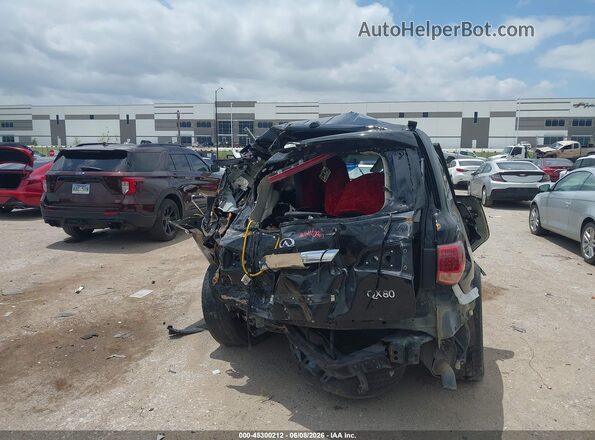 JN8AZ2NF7H9640592 2017 INFINITI QX80 Black Սալոնի 360 աստիճան տեսք
