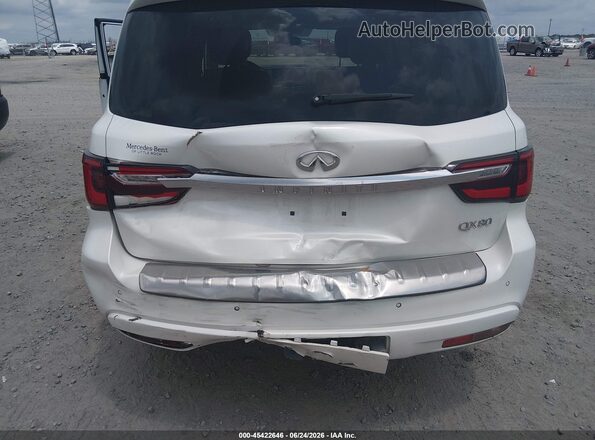 JN8AZ2NF7J9660931 2018 INFINITI QX80 White Widok z przodu