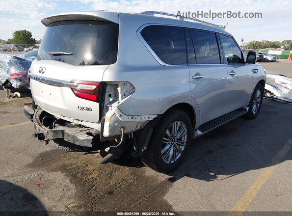 JN8AZ2NF7K9686981 2019 INFINITI QX80 Silver უკანა მარჯვენა