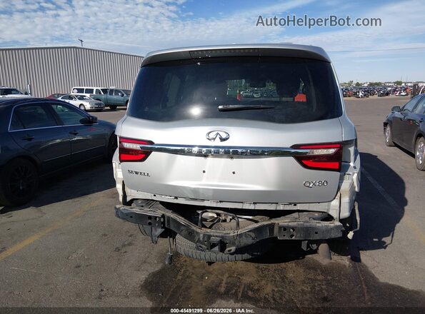 JN8AZ2NF7K9686981 2019 INFINITI QX80 Silver 