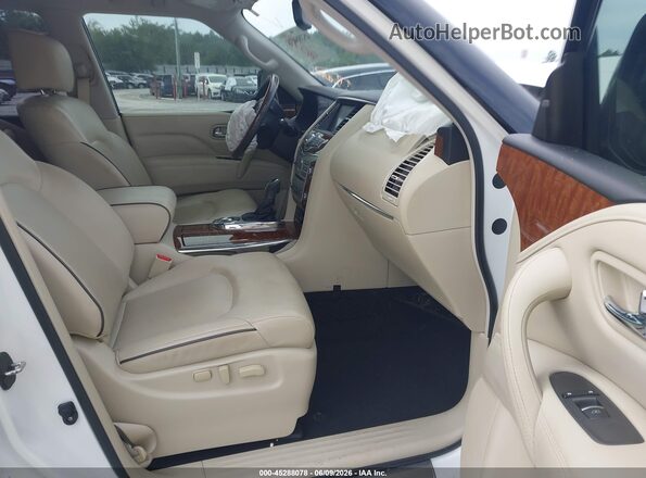 JN8AZ2NF8K9689372 2019 INFINITI QX80 White Vista interior delantera